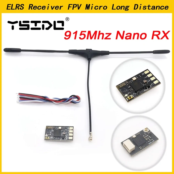 Радіоприймач ELRS 915Mhz mini YSIDO RX SX1276 EXPRESSLRS Nano Long-distance Receiver