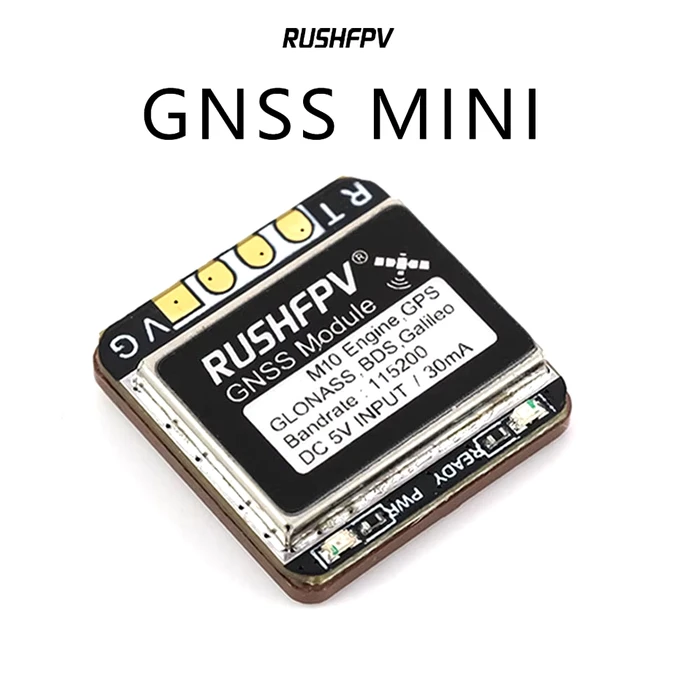 GPS модуль RUSHFPV GNSS MINI M10 UBX NMEA Dual Protocol GPS Module