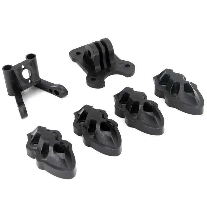 3д друк набір для mark4, кріплення камери, антени, накладки на мотори чорні