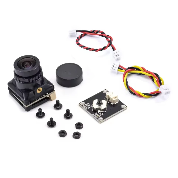 FPV Камера 1/3 CMOS 1500TVL B19 Mini FPV Camera 2.1mm Lens Power 5V-30V PAL / NTSC чорна